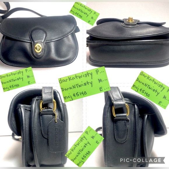 Vintage Coach Leather Prairie Bag Gorgeous! - Picture 2 of 15